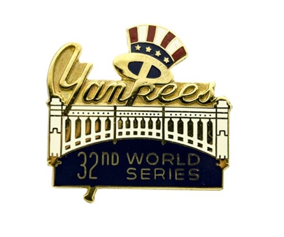 1978 New York Yankees 32nd World Series Press Pin